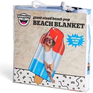 Big Mouth Inc Giant Sized Bomb Pop Beach Blanket 5 Feet Wide